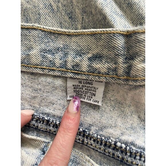 Vintage 80s acid light washed jeans with zipper ankles - Picture 10 of 10